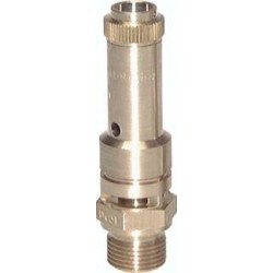 Zawór bezpieczeństwa o wysokiej wydajności TÜV G 1/2 (DN8), 10,00 bar, mosiądz
