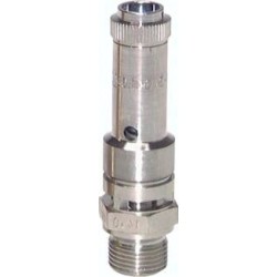 Zawór bezpieczeństwa o wysokiej wydajności TÜV G 1/2 (DN8), 14,00 bar, mosiądz niklowany
