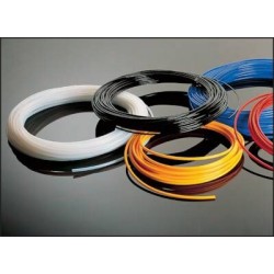 Przewód teflonowy PTFE 6x4, czarny, 200 m Rolka