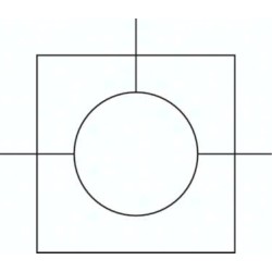 Blok rozdzielający, 1xG3/8-9xG1/8, aluminium