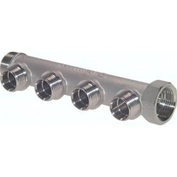 Listwa rozdzielająca, G3/4(GW/GZ), 2 wyjścia G1/2