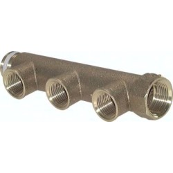 Listwa rozdzielająca, G 1 1/4"(GW/GZ), 2 wyjścia G1/2