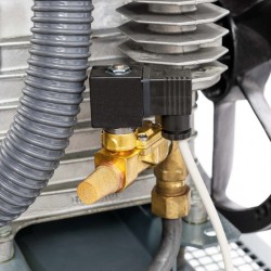 Cichy kompresor dwutłokowy APZ 600+ 11 bar 5.5 KM/4 kW 400V 555 l/min 3 l - połączenie gwiazda-trójkąt