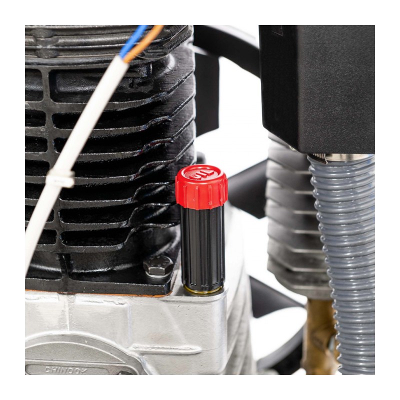 Cichy kompresor dwutłokowy APZ 500+ 10 bar 4 KM/3 kW 400V 379 l/min 3 l