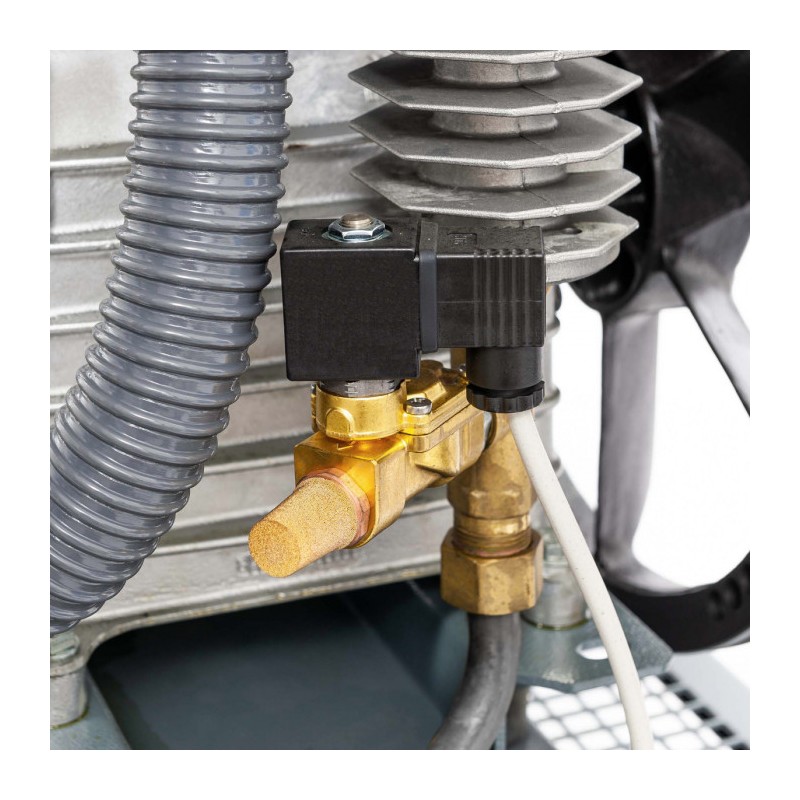 Cichy kompresor dwutłokowy APZ 500+ 10 bar 4 KM/3 kW 400V 379 l/min 3 l