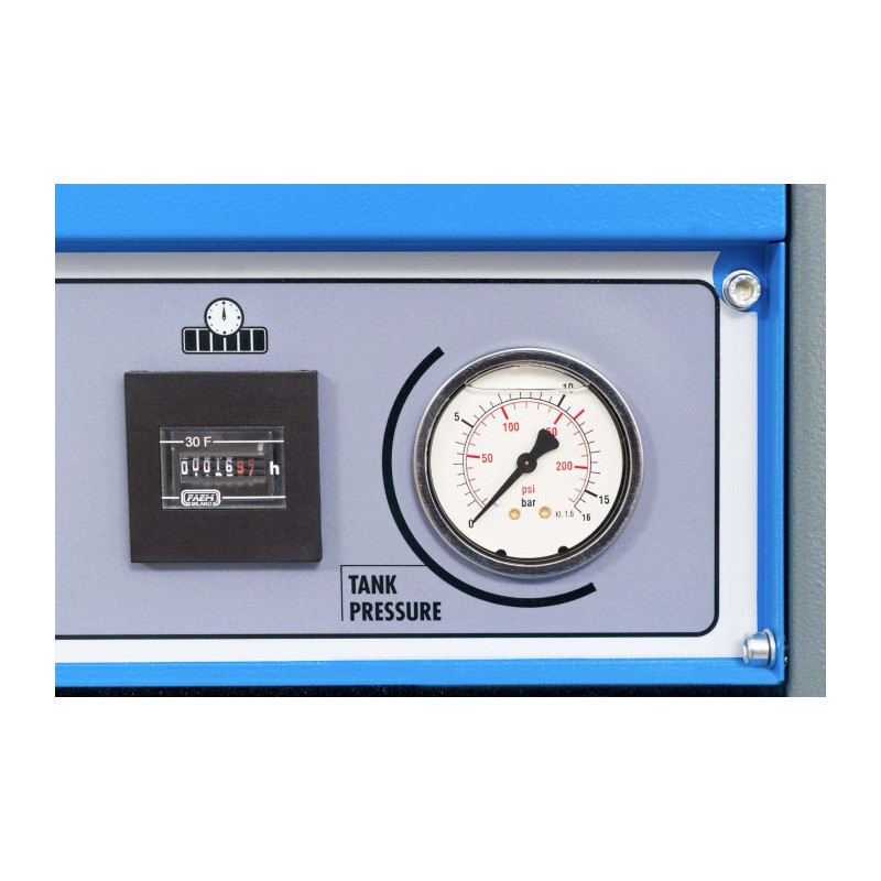 Cichy kompresor dwutłokowy APZ 1300+ 11 bar 10 KM/7.5 kW 400V 747 l/min 3 l - połączenie gwiazda-trójkąt