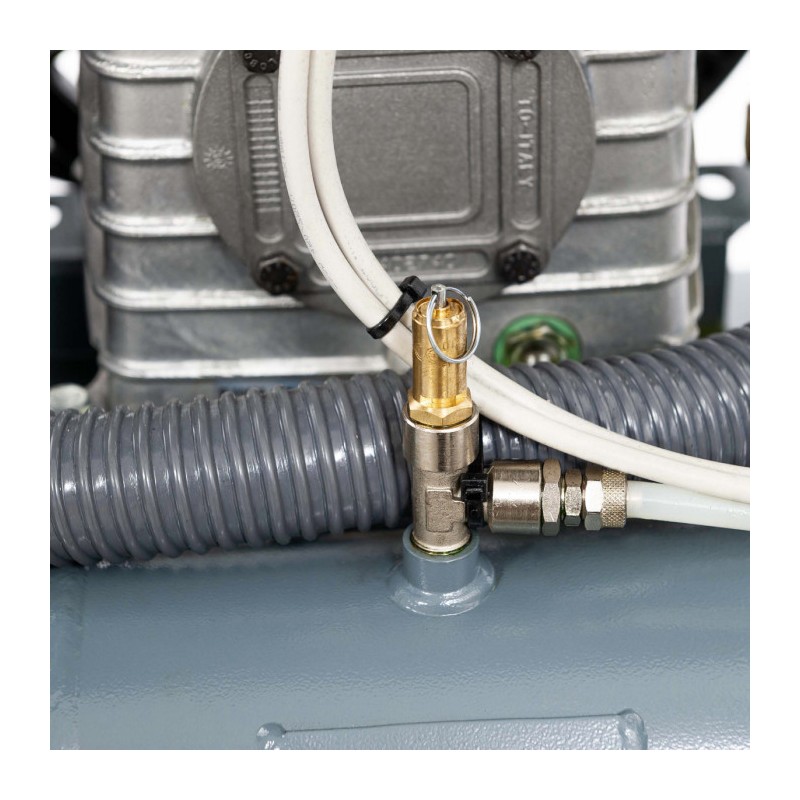 Cichy kompresor dwutłokowy APZ 1300+ 11 bar 10 KM/7.5 kW 400V 747 l/min 3 l - połączenie gwiazda-trójkąt