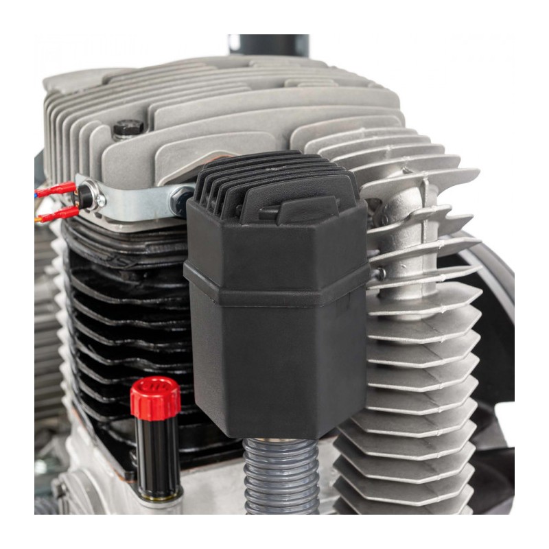 Cichy kompresor dwutłokowy APZ 1300+ 11 bar 10 KM/7.5 kW 400V 747 l/min 3 l - połączenie gwiazda-trójkąt