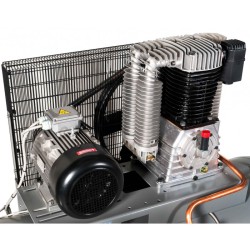 Kompresor dwutłokowy HK 1500-500 SD Pro 14 bar 10 KM/7.5 kW 400V 596 l/min 500 l - połączenie gwiazda-trójkąt