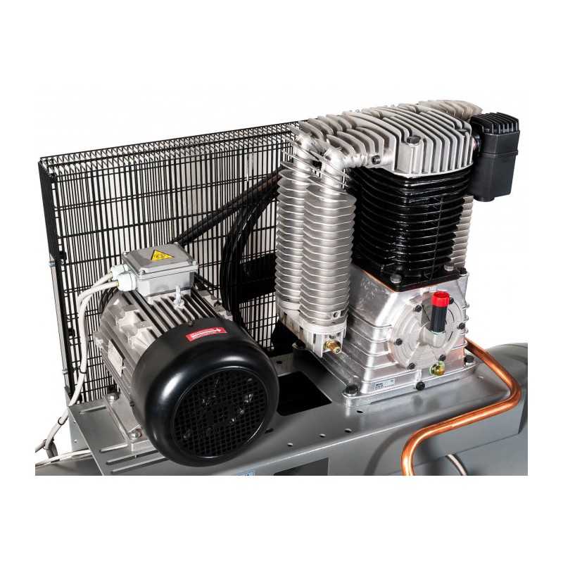 Kompresor dwutłokowy HK 1500-500 SD Pro 14 bar 10 KM/7.5 kW 400V 596 l/min 500 l - połączenie gwiazda-trójkąt