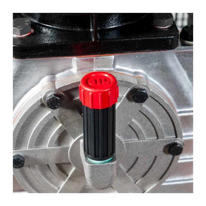 Kompresor dwutłokowy HK 1500-500 SD Pro 14 bar 10 KM/7.5 kW 400V 596 l/min 500 l - połączenie gwiazda-trójkąt