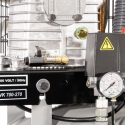 Kompresor dwutłokowy pionowy VK 700-270 Pro 11 bar 5.5 KM/4 kW 400V 476 l/min 270 l