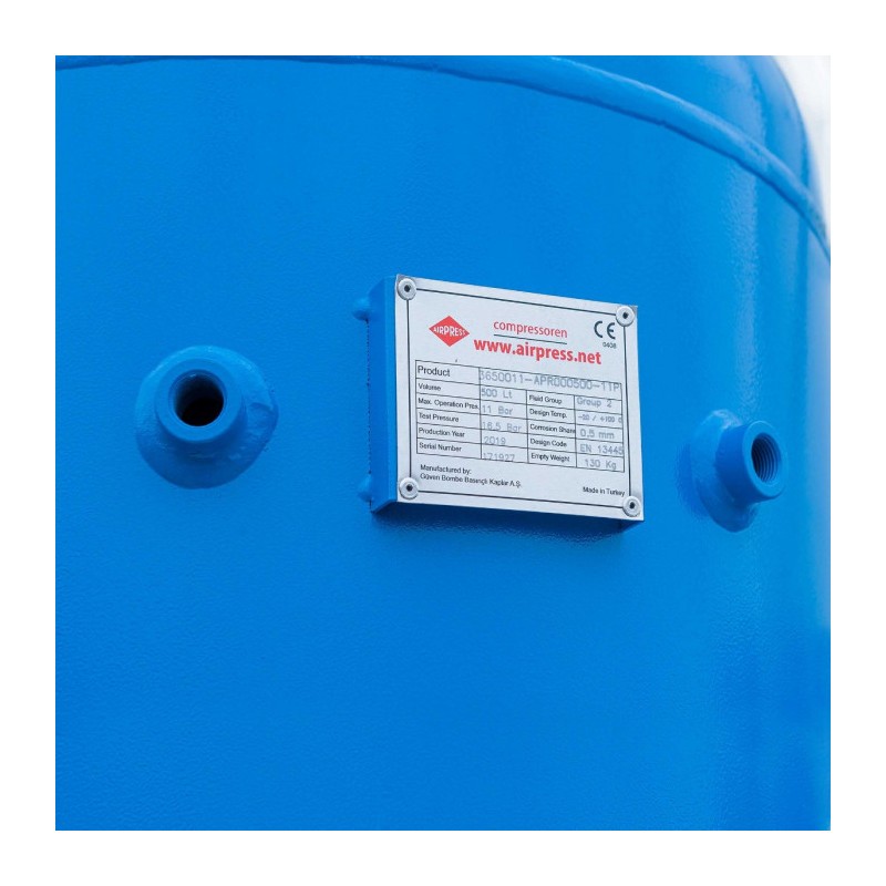 Zbiornik na sprężone powietrze 500 l pionowy 11 bar