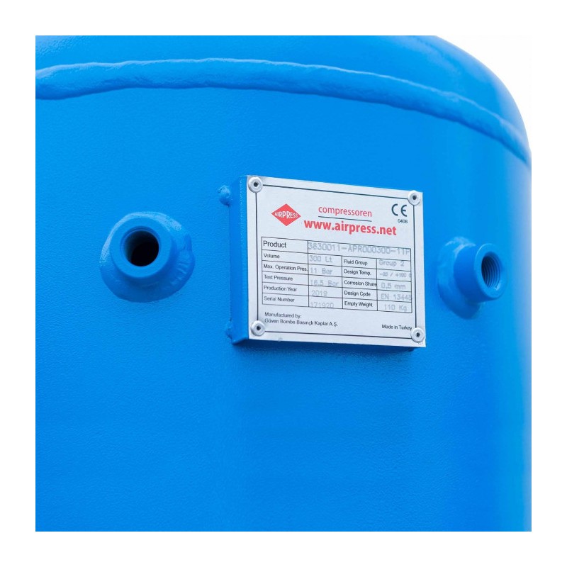 Zbiornik na sprężone powietrze 300 l pionowy 11 bar