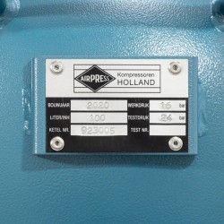 Kompresor dwutłokowy K 100-450 14 bar 3 KM/2.2 kW 400V 238 l/min 100 l