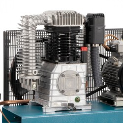 Kompresor dwutłokowy K 500-1000S 14 bar 7.5 KM/5.5 kW 400V 481 l/min 500 l - połączenie gwiazda-trójkąt