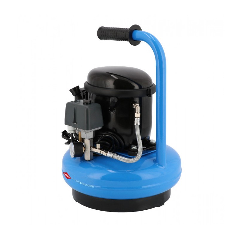 Mały kompresor dwutłokowy L 6-45 8 bar 0.3 KM/0.2 kW 18.5 l/min 6 l cichy