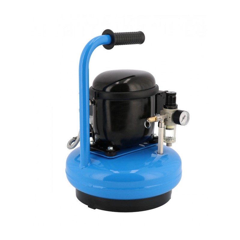 Mały kompresor dwutłokowy L 6-45 8 bar 0.3 KM/0.2 kW 18.5 l/min 6 l cichy