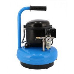 Mały kompresor dwutłokowy L 6-45 8 bar 0.3 KM/0.2 kW 18.5 l/min 6 l cichy