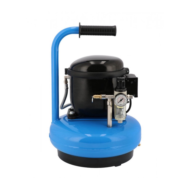 Mały kompresor dwutłokowy L 6-45 8 bar 0.3 KM/0.2 kW 18.5 l/min 6 l cichy