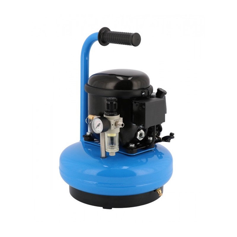 Mały kompresor dwutłokowy L 6-45 8 bar 0.3 KM/0.2 kW 18.5 l/min 6 l cichy