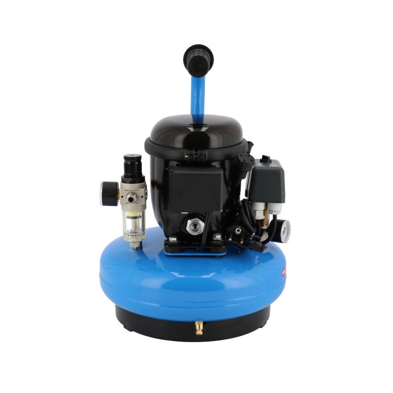 Mały kompresor dwutłokowy L 6-45 8 bar 0.3 KM/0.2 kW 18.5 l/min 6 l cichy