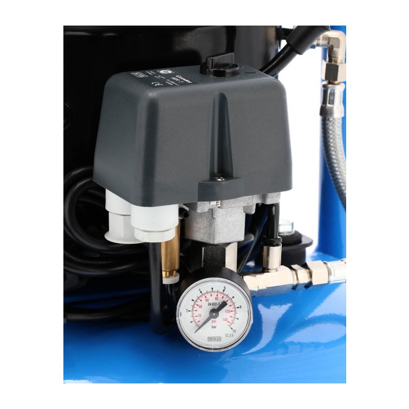 Mały kompresor dwutłokowy L 6-45 8 bar 0.3 KM/0.2 kW 18.5 l/min 6 l cichy