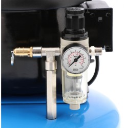 Mały kompresor dwutłokowy L 6-45 8 bar 0.3 KM/0.2 kW 18.5 l/min 6 l cichy