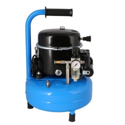 Mały kompresor dwutłokowy L 9-75 8 bar 0.5 KM/0.37 kW 37 l/min 9 l cichy