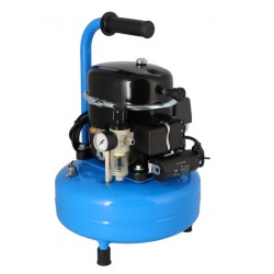 Mały kompresor dwutłokowy L 9-75 8 bar 0.5 KM/0.37 kW 37 l/min 9 l cichy