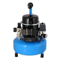 Mały kompresor dwutłokowy L 9-75 8 bar 0.5 KM/0.37 kW 37 l/min 9 l cichy