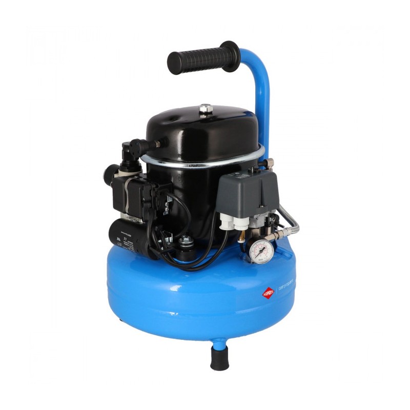 Mały kompresor dwutłokowy L 9-75 8 bar 0.5 KM/0.37 kW 37 l/min 9 l cichy