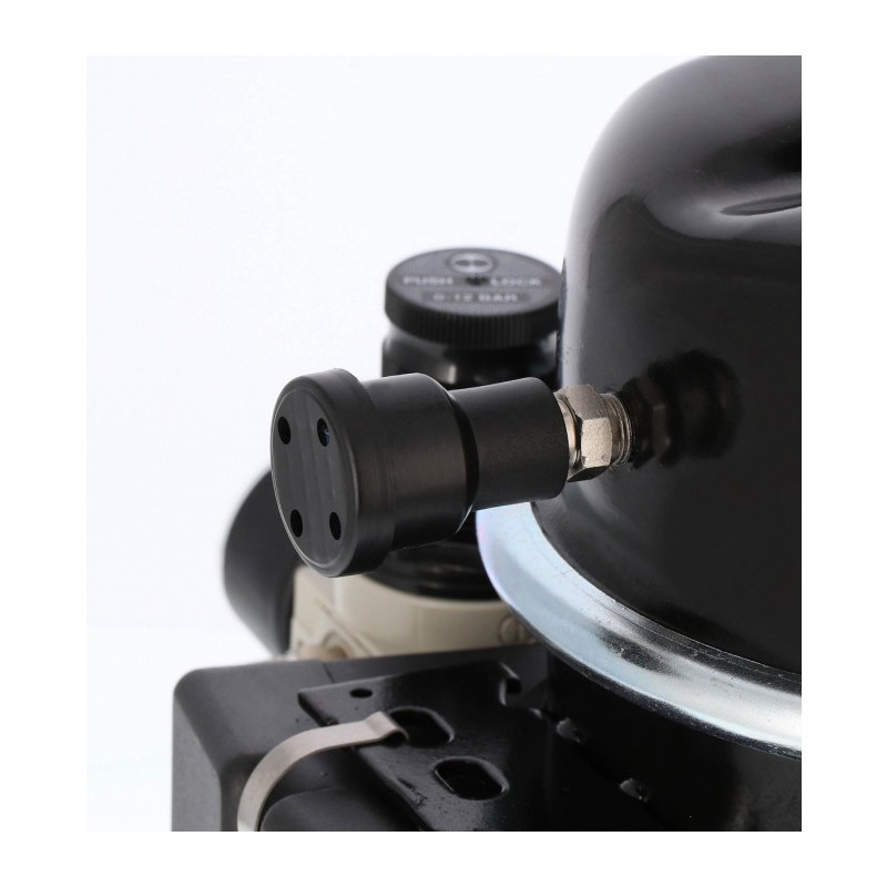 Mały kompresor dwutłokowy L 9-75 8 bar 0.5 KM/0.37 kW 37 l/min 9 l cichy