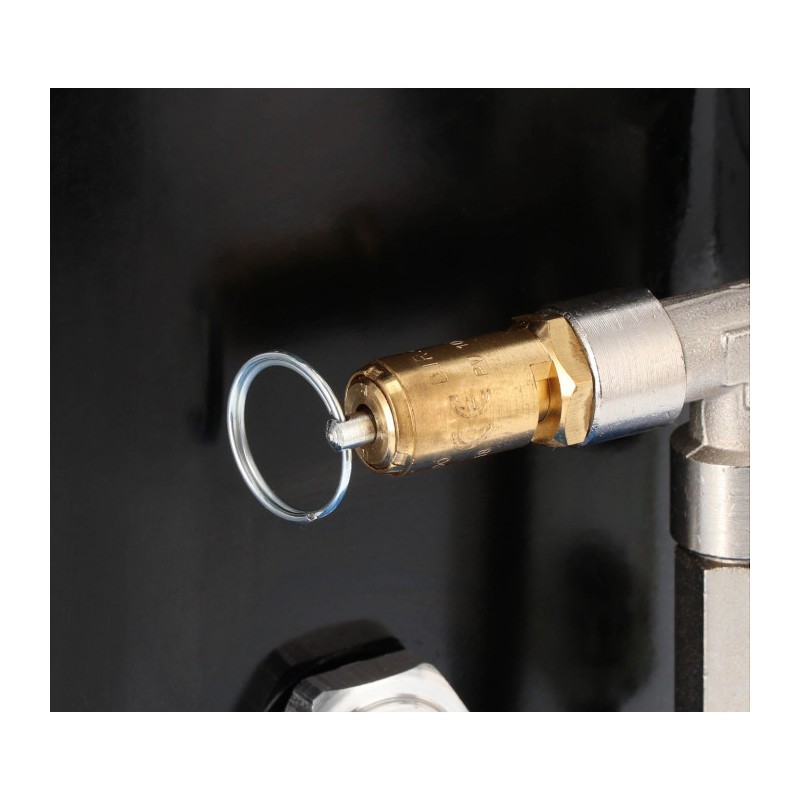 Mały kompresor dwutłokowy L 9-75 8 bar 0.5 KM/0.37 kW 37 l/min 9 l cichy