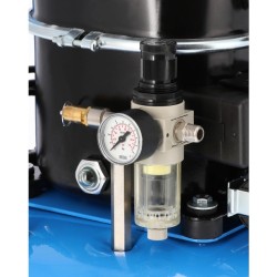 Mały kompresor dwutłokowy L 9-75 8 bar 0.5 KM/0.37 kW 37 l/min 9 l cichy