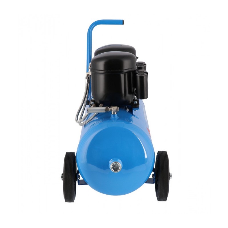 Cichy kompresor dwutłokowy L 100-50 8 bar 1 KM/0.74 kW 64 l/min 50 l