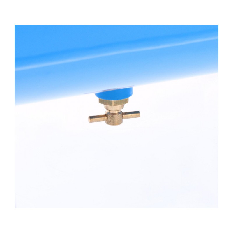 Cichy kompresor dwutłokowy L 100-50 8 bar 1 KM/0.74 kW 64 l/min 50 l