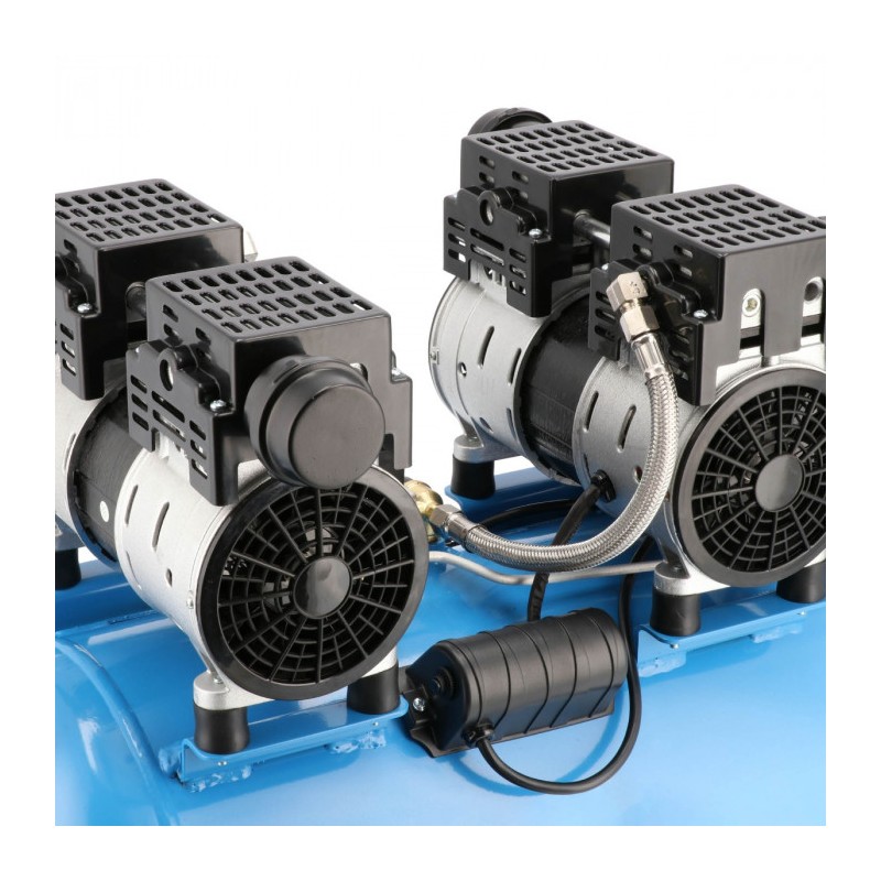 Cichy kompresor bezolejowy LMO 50-270 8 bar 2 KM/1.5 kW 185 l/min 50 l