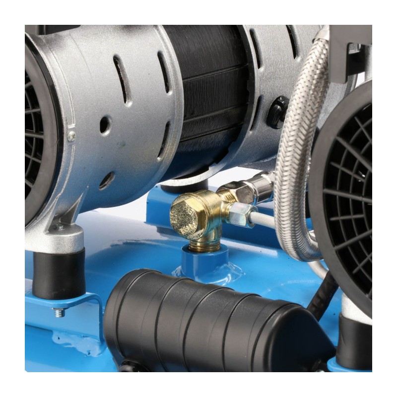 Cichy kompresor bezolejowy LMO 50-270 8 bar 2 KM/1.5 kW 185 l/min 50 l