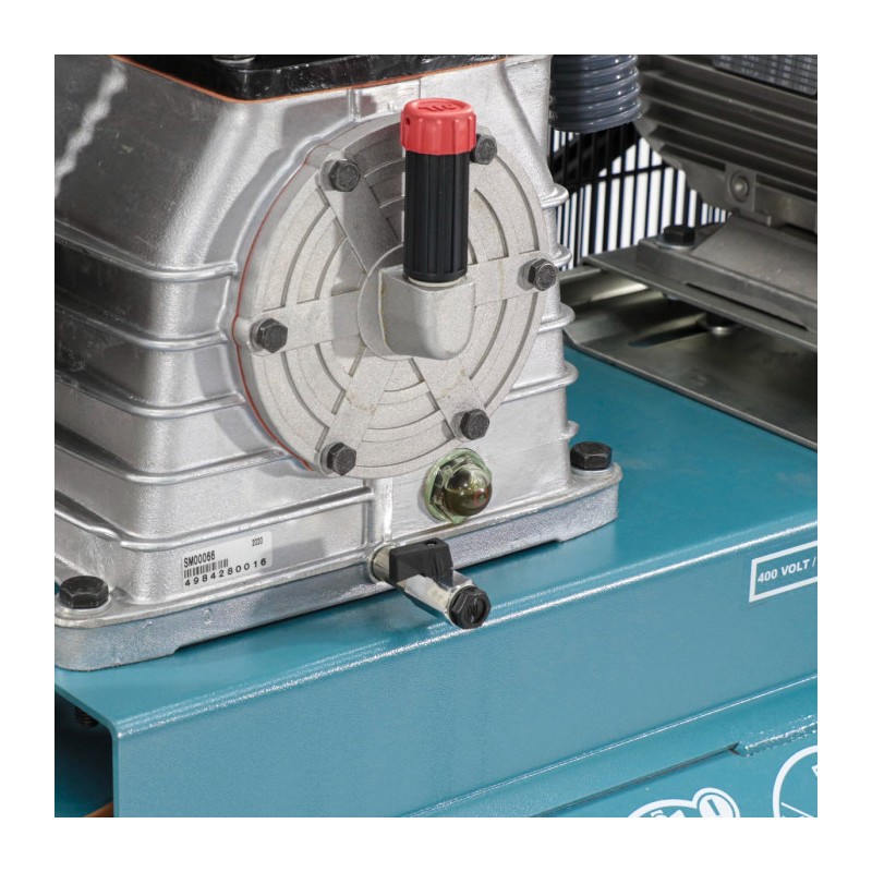 Kompresor dwutłokowy K 500-1500S 14 bar 10 KM/7.5 kW 400V 644 l/min 500 l - połączenie gwiazda-trójkąt