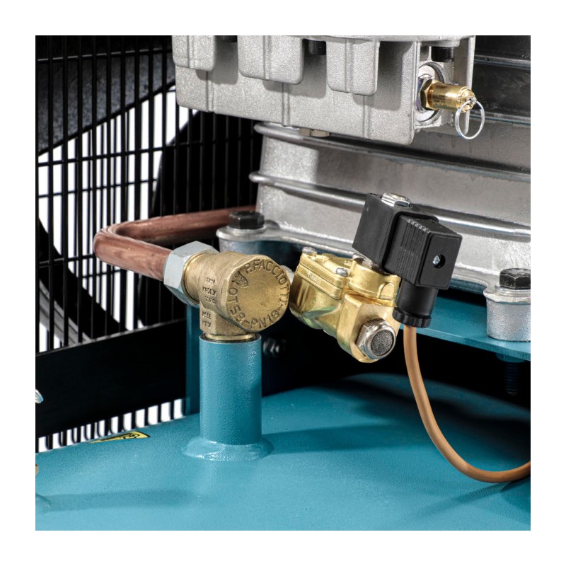 Kompresor dwutłokowy K 500-1500S 14 bar 10 KM/7.5 kW 400V 644 l/min 500 l - połączenie gwiazda-trójkąt