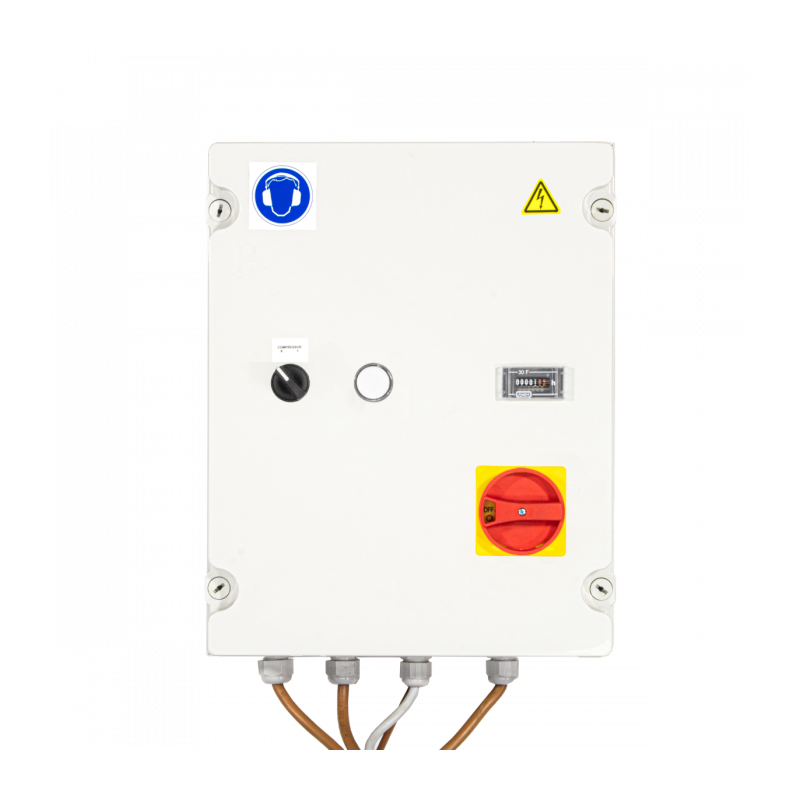 Kompresor dwutłokowy K 500-1500S 14 bar 10 KM/7.5 kW 400V 644 l/min 500 l - połączenie gwiazda-trójkąt