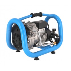 Mały kompresor bezolejowy dwutłokowy LMO 5-240 10 bar 1.5 KM/1.1 kW 192 l/min 5 l cichy