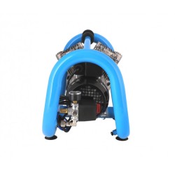 Mały kompresor bezolejowy dwutłokowy LMO 5-240 10 bar 1.5 KM/1.1 kW 192 l/min 5 l cichy