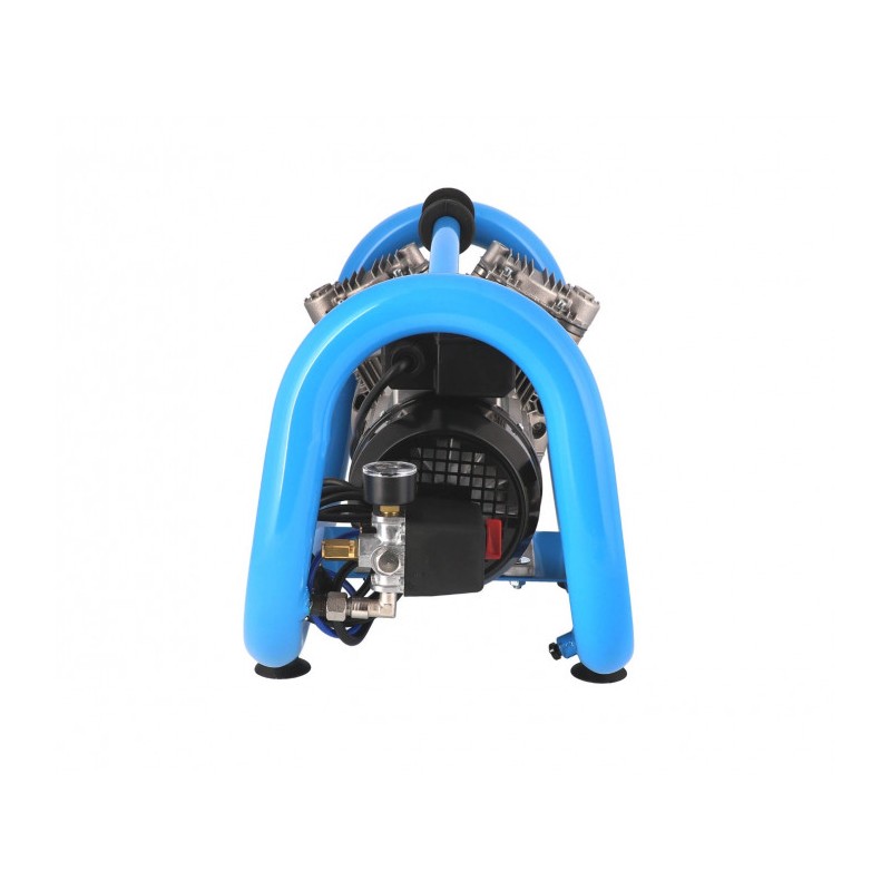 Mały kompresor bezolejowy dwutłokowy LMO 5-240 10 bar 1.5 KM/1.1 kW 192 l/min 5 l cichy