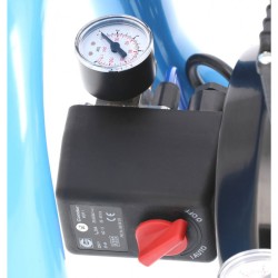 Mały kompresor bezolejowy dwutłokowy LMO 5-240 10 bar 1.5 KM/1.1 kW 192 l/min 5 l cichy