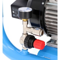 Mały kompresor bezolejowy dwutłokowy LMO 5-240 10 bar 1.5 KM/1.1 kW 192 l/min 5 l cichy