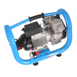 Mały kompresor bezolejowy dwutłokowy LMO 5-240 10 bar 1.5 KM/1.1 kW 192 l/min 5 l cichy