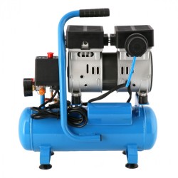 Mały kompresor bezolejowy dwutłokowy L 6-105 8 bar 0.6 KM/0.45 kW 48 l/min 6 l cichy