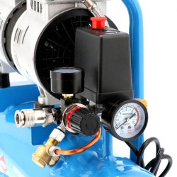 Mały kompresor bezolejowy dwutłokowy L 6-105 8 bar 0.6 KM/0.45 kW 48 l/min 6 l cichy